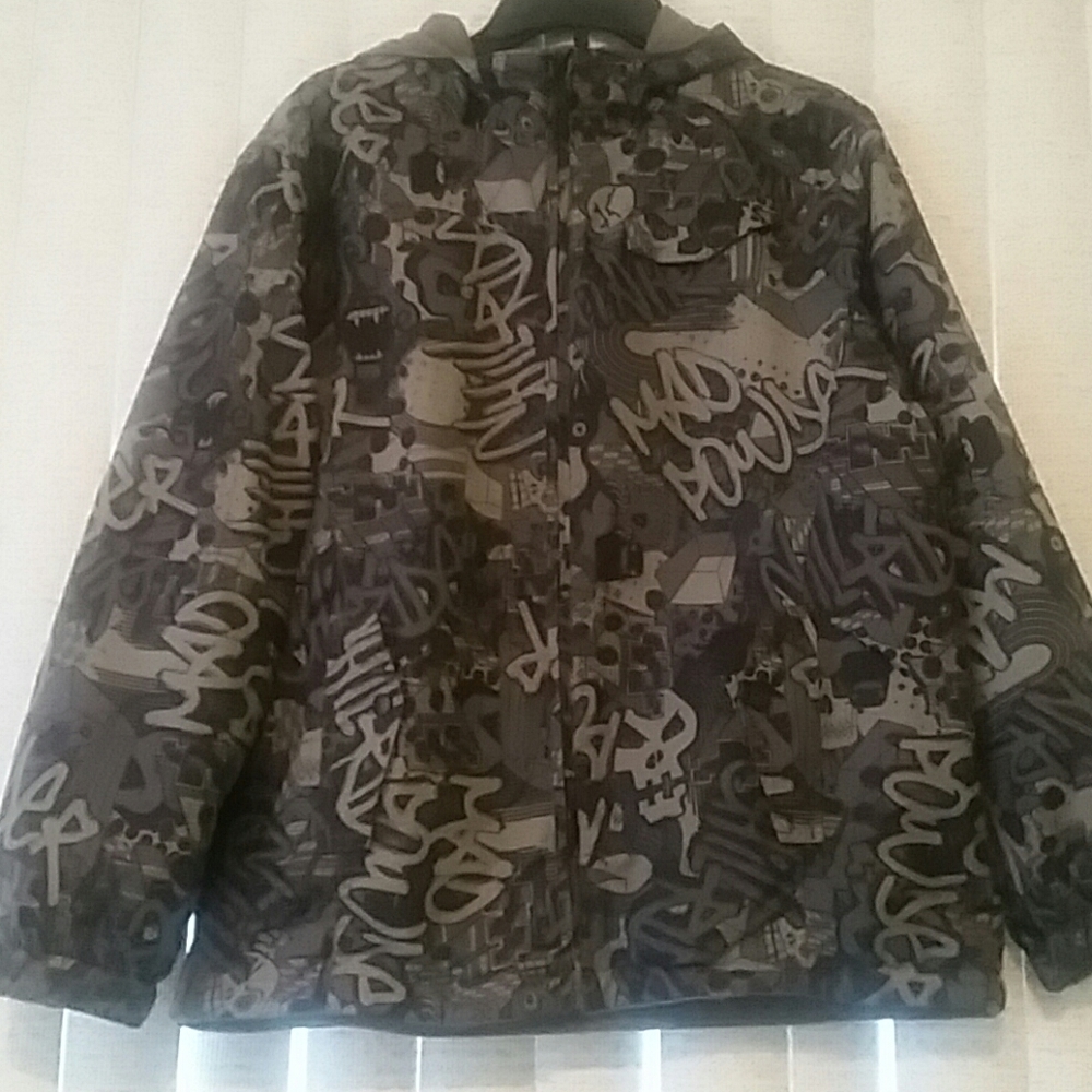 ATHLETECH GRAY BLACK JACKET COAT